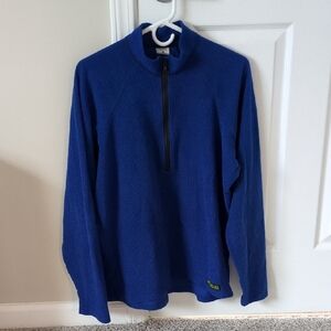 Melanzana Men's Half Zip Sweater Size L